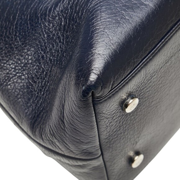 CHRISTIAN DIOR Blue Leather Shoulder Bag - Picture 5 of 13